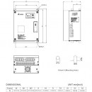 Falownik wektorowy 3,7kW 230VAC Delta Electronics VFD037ED21S